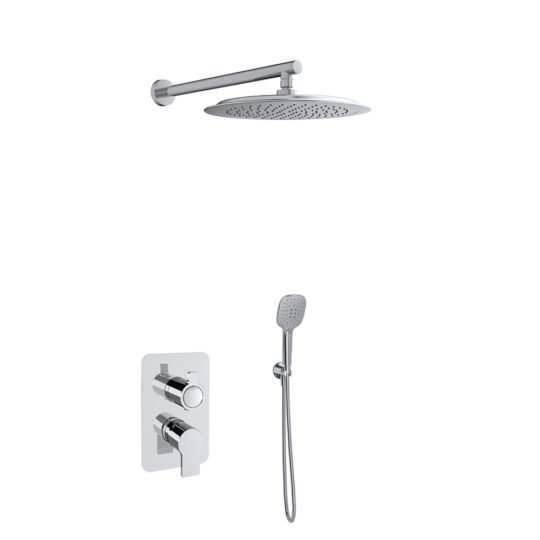 BLAUTHERM CONJUNTO MONOMANDO EMPOTRADO NEGRO MATE